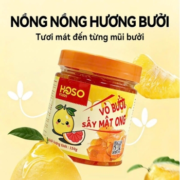 VỎ BƯỞI SẤY MẬT ONG