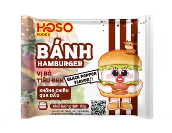 BÁNH HAMBURGER VỊ BÒ TIÊU ĐEN